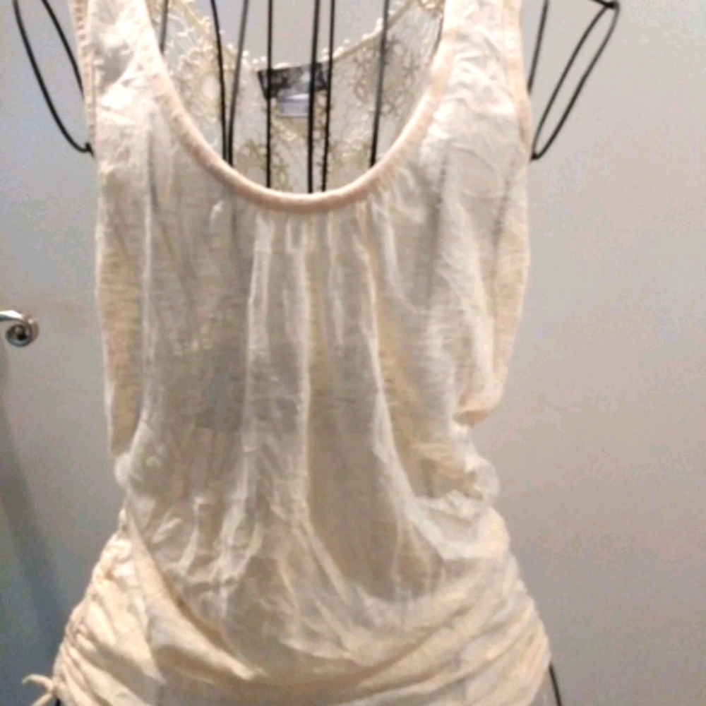 Wrinkle style tank top